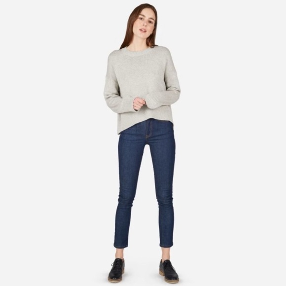 Everlane Oversized Gray Crew Sweater EUC - Picture 1 of 12
